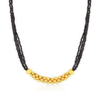 Malabar 22 KT Gold Studded  Necklace NKPJTH035