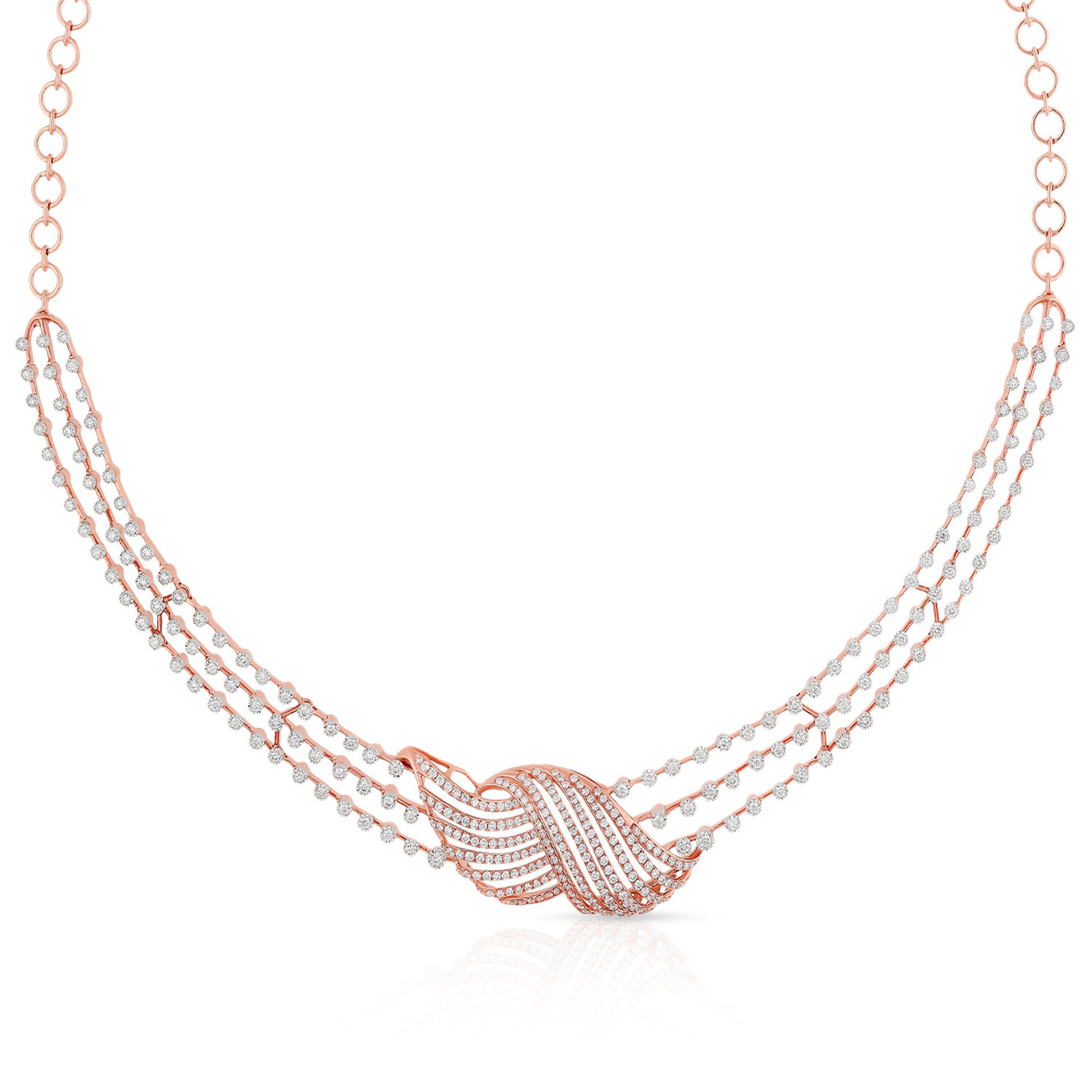 Mine Diamond Necklace NKWAV20035