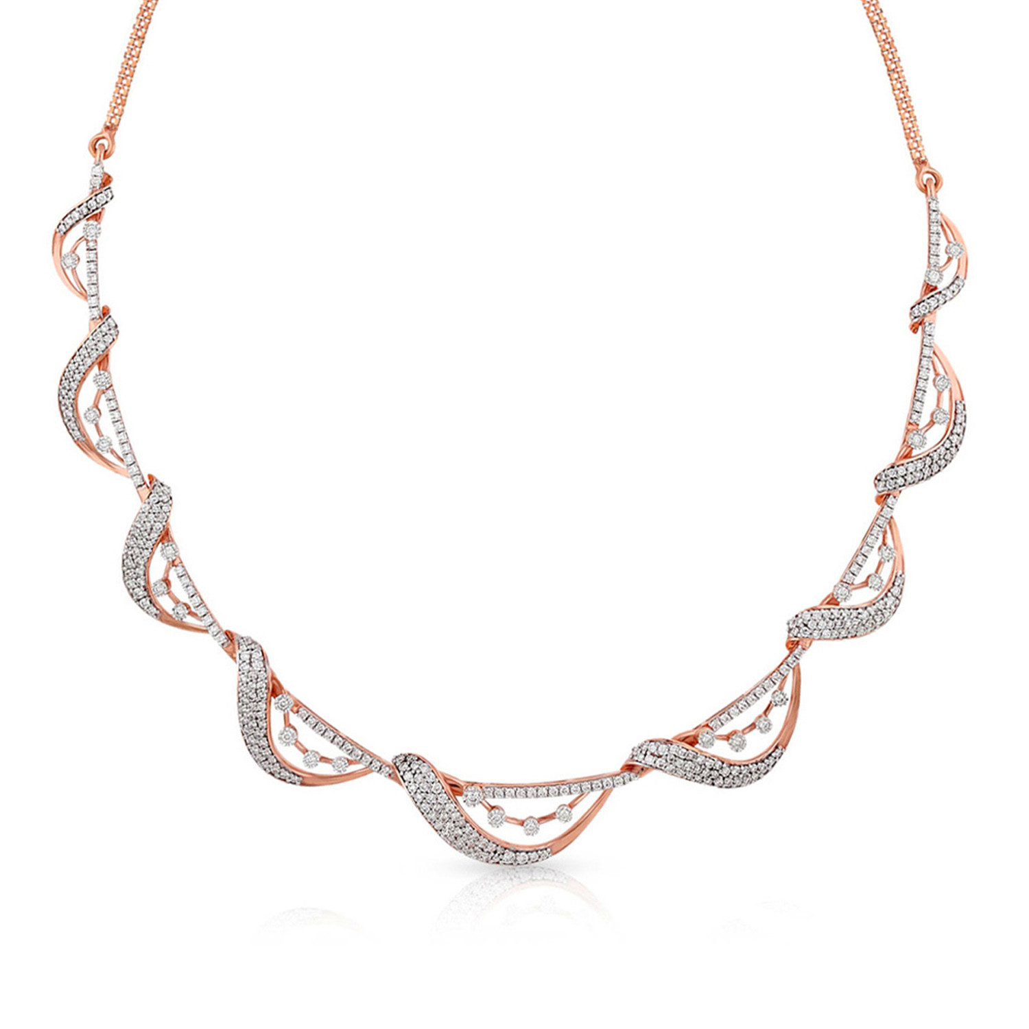 Mine Diamond Necklace NKWAV20051