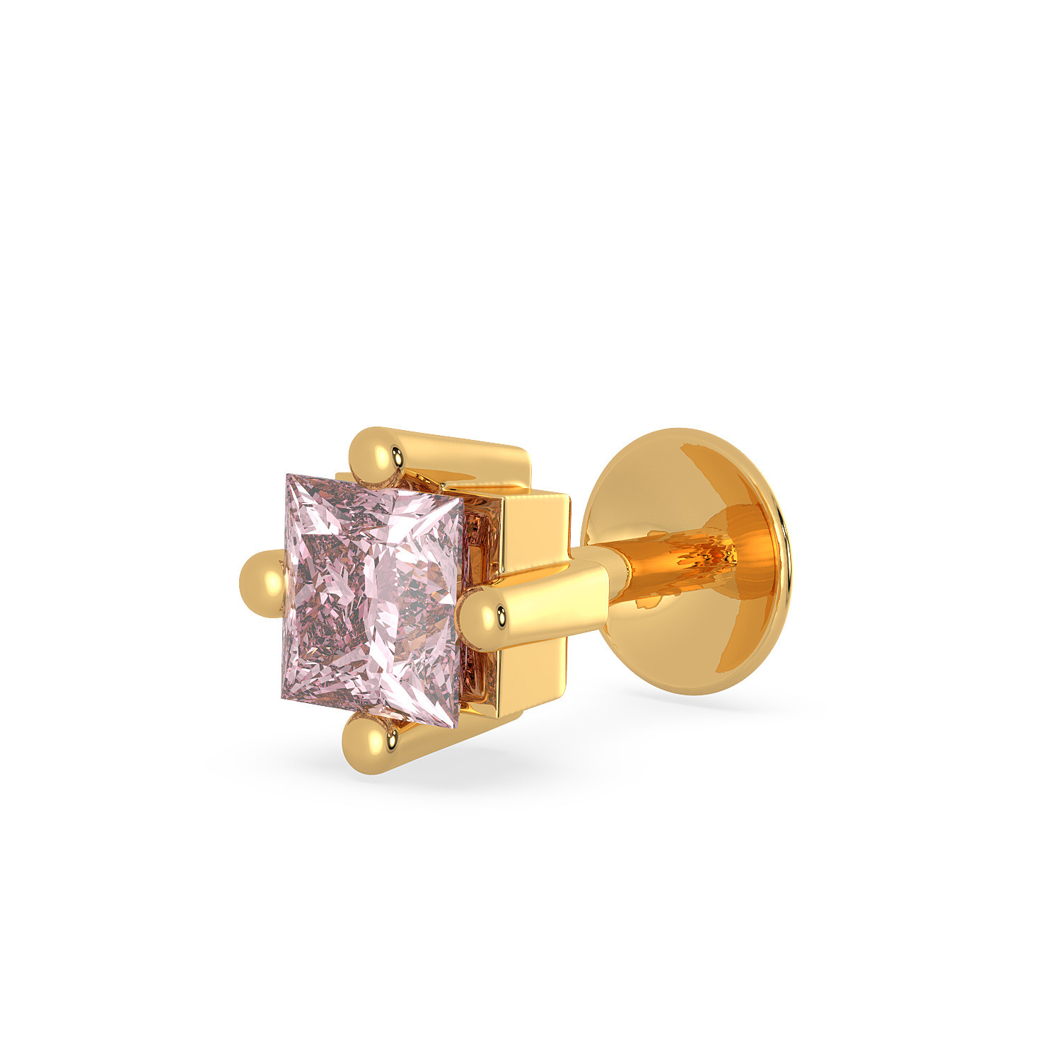 Malabar Gold Screw Nosepin NPDSDZ122