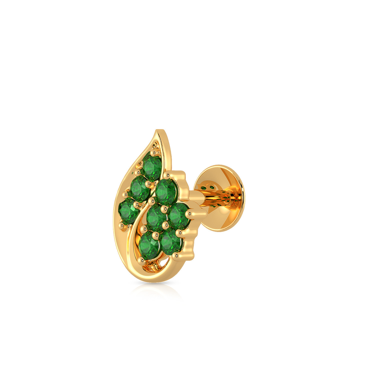 Malabar Gold Screw Nosepin NPFJDZ0037