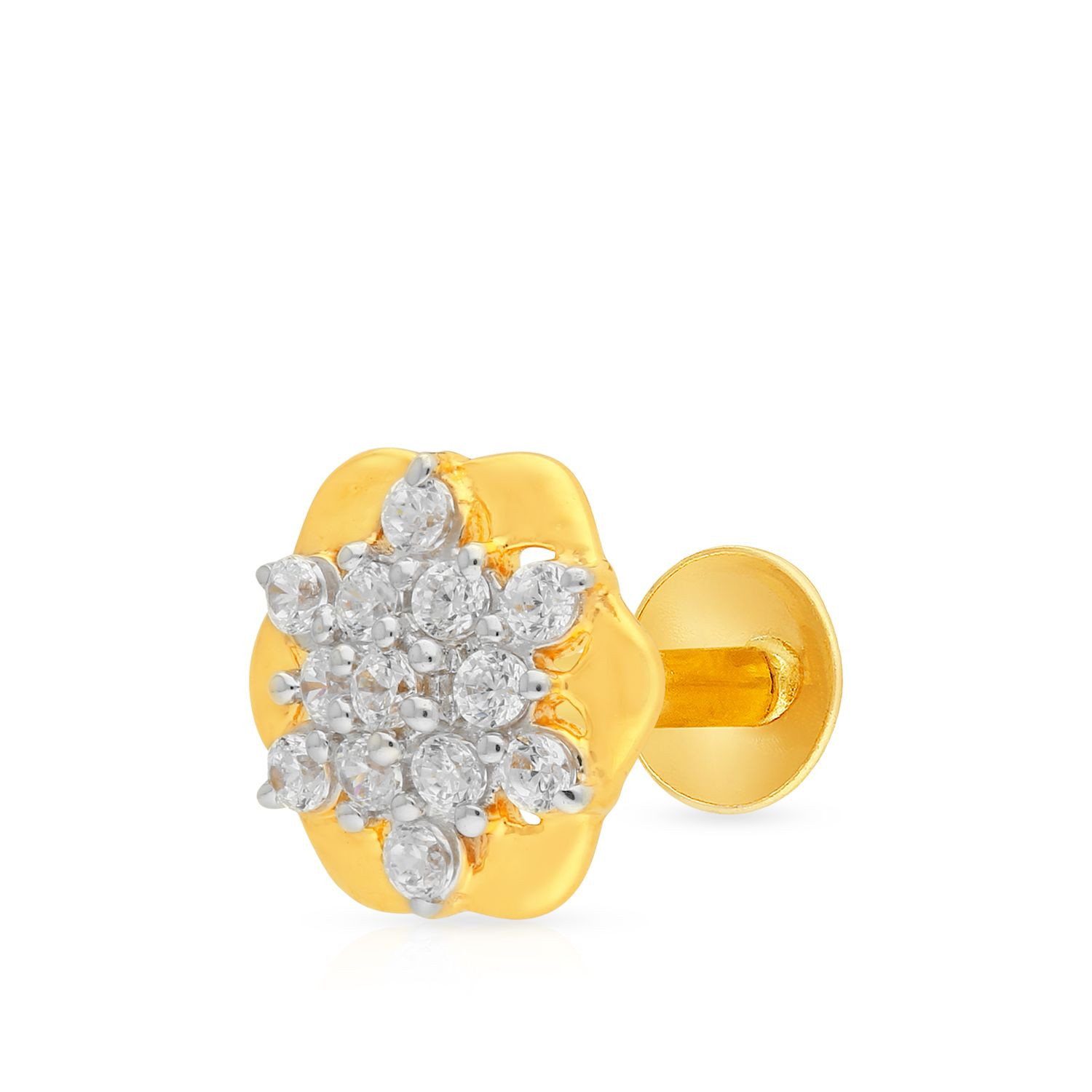 Malabar Gold Screw Nosepin NPFJDZ0049