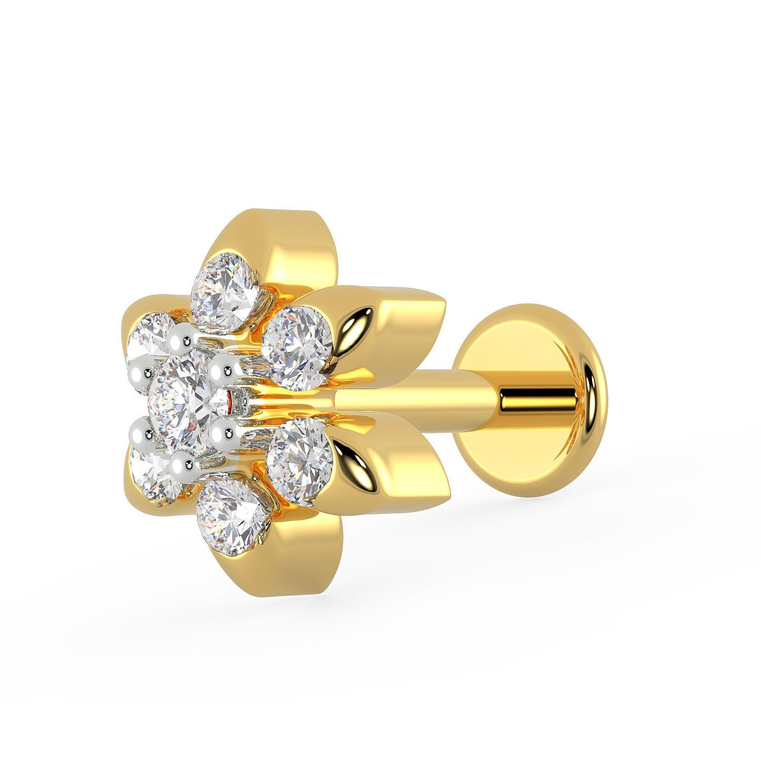 Mine Diamond Gold Nosepin NPGEN10300