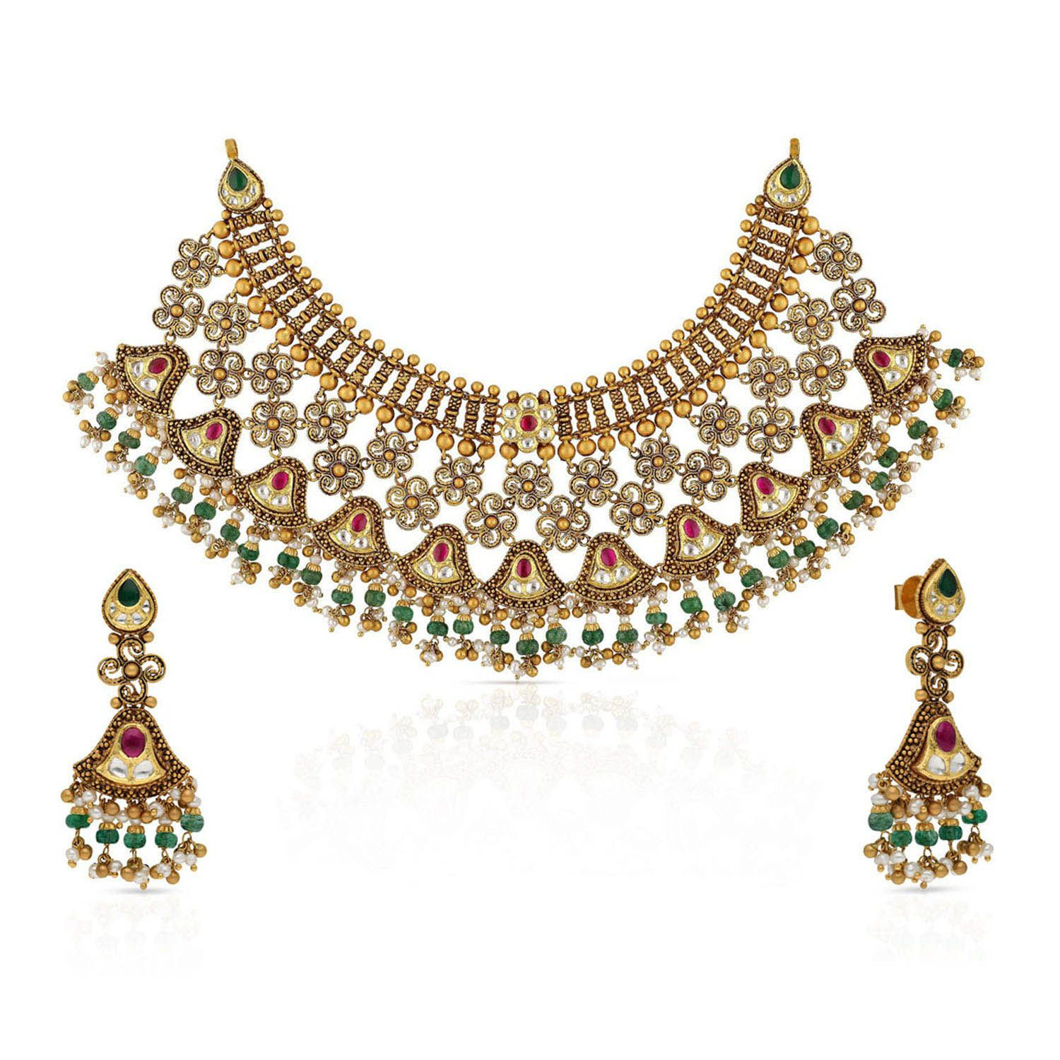 Malabar Gold Necklace Set NSNKANC43960
