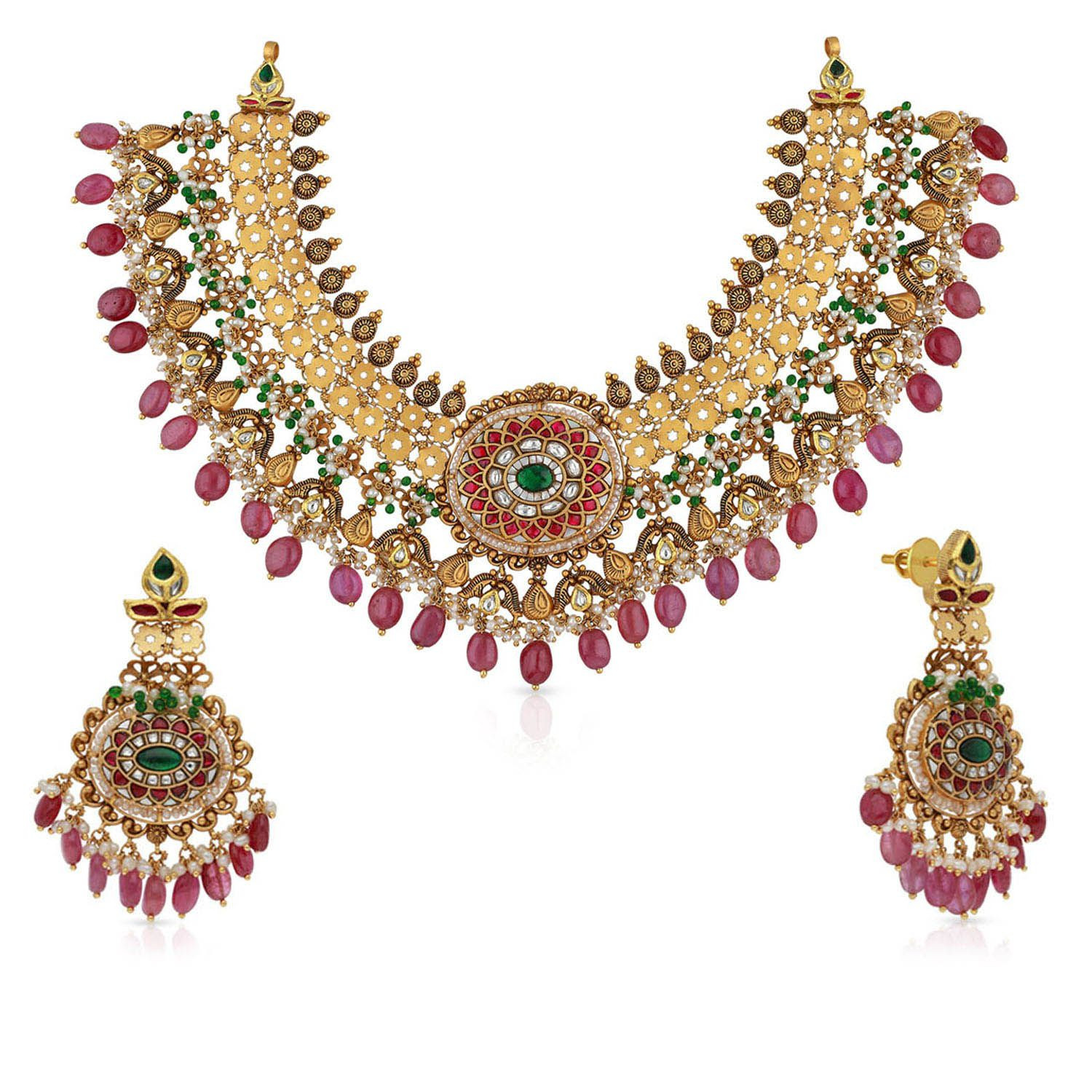 Malabar Gold Necklace Set NSNKANC44688