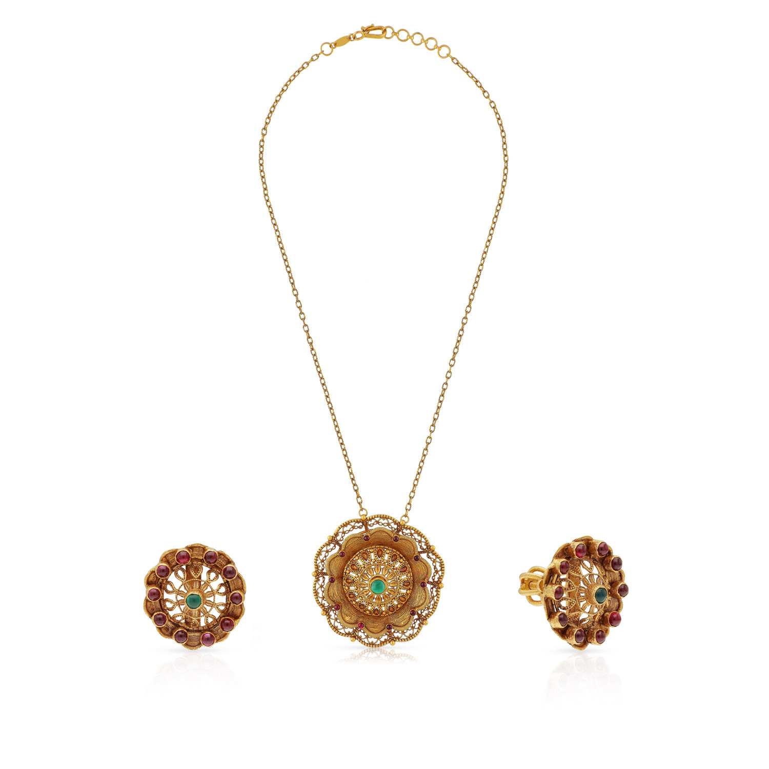 Malabar Gold Necklace Set NSNKANC45655