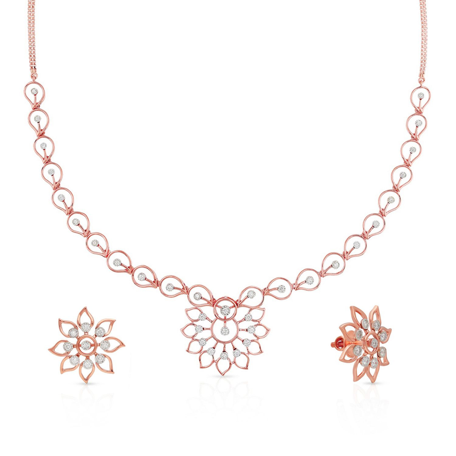 Mine Diamond Necklace Set NSNKDIA10448