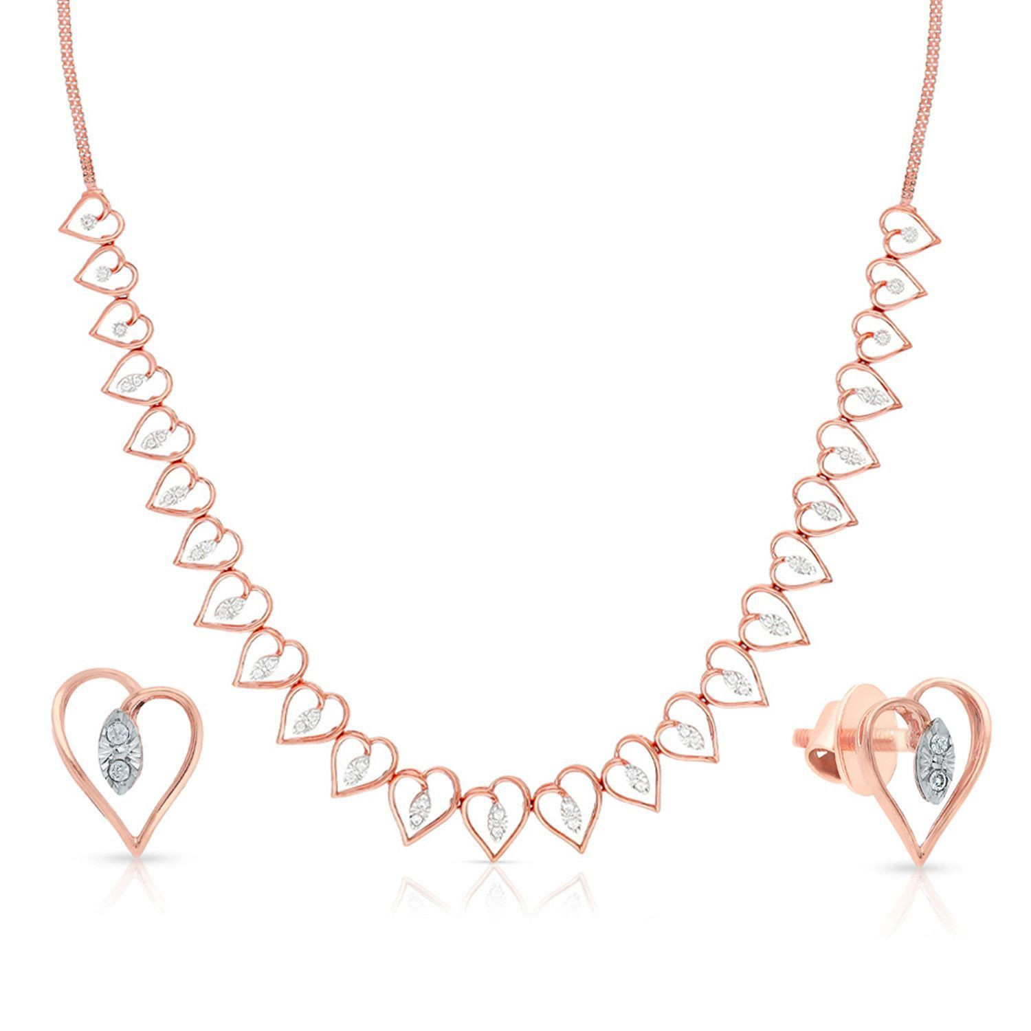 Mine Diamond Necklace Set NSNKDIA10465