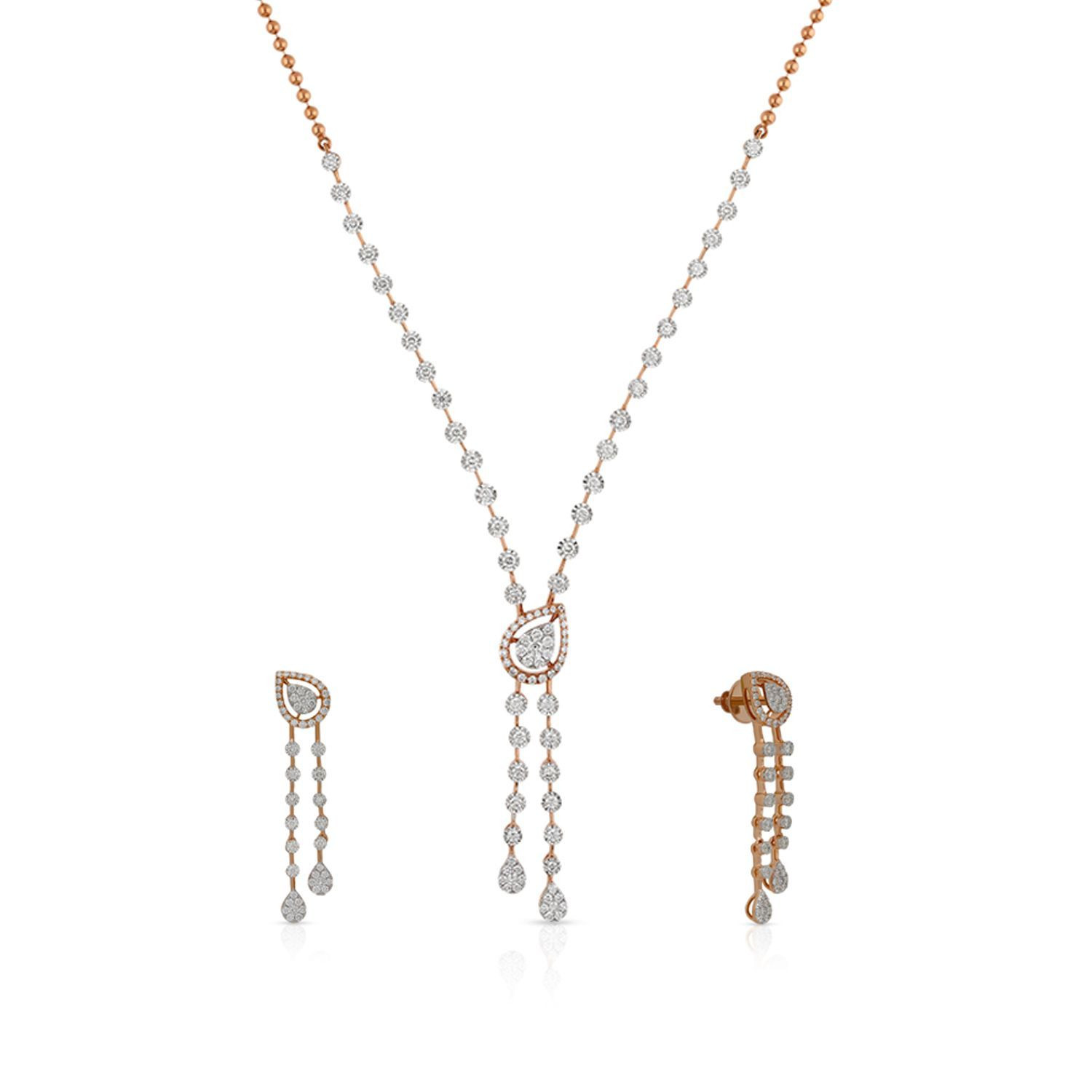 Mine Diamond Necklace Set NSNKHRM10909