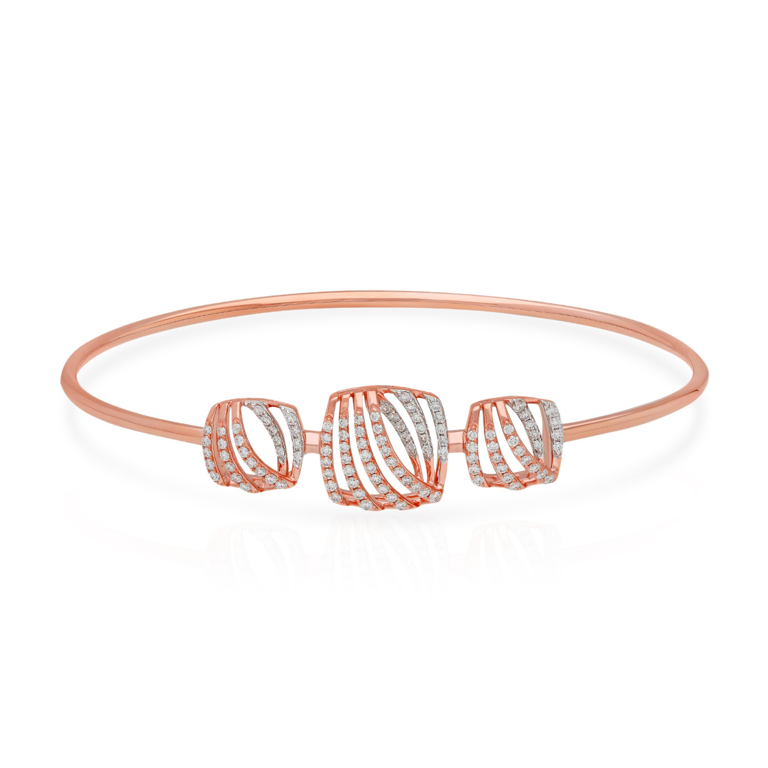 Mine Diamond Bangle OBWAV20028