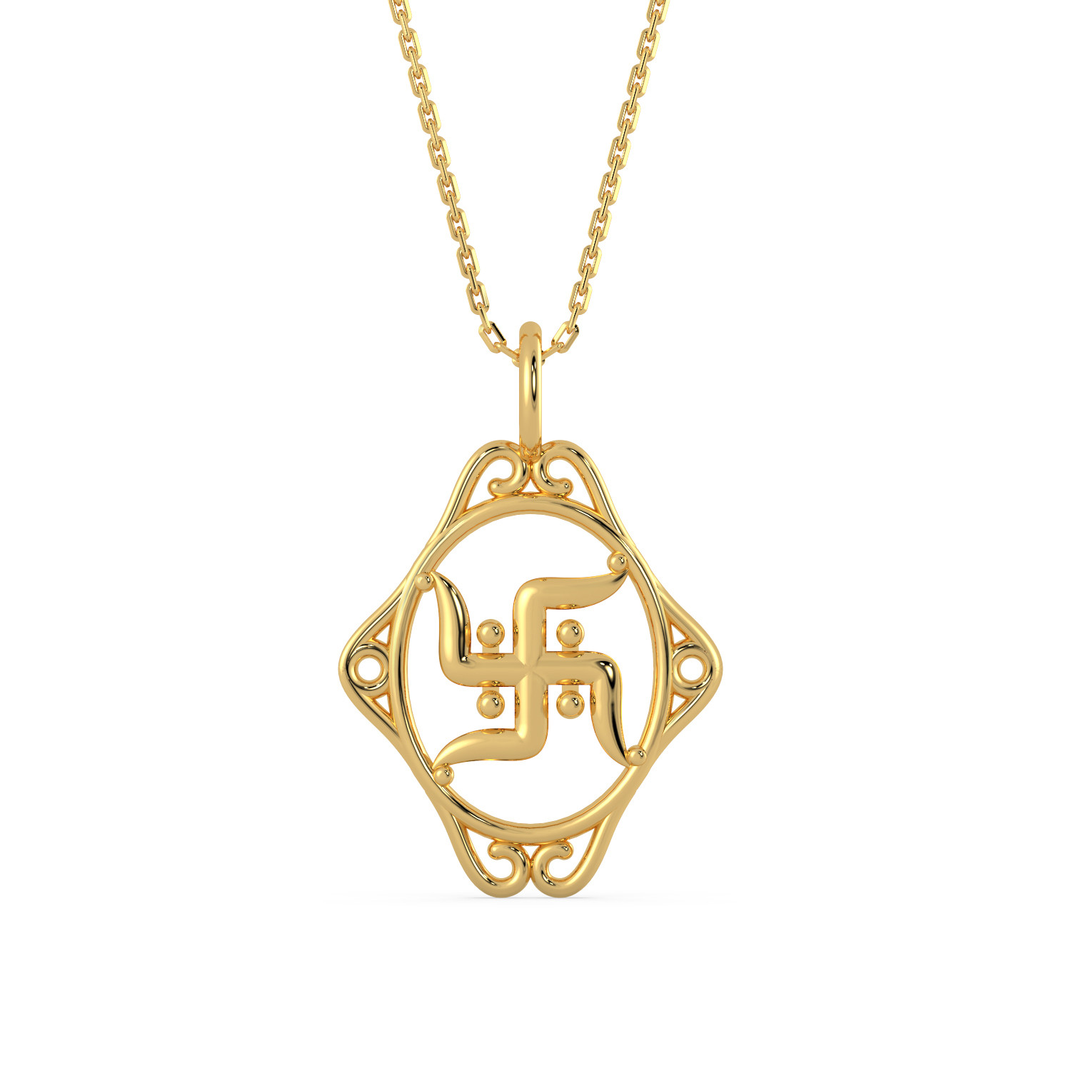 Malabar Gold Pendant PDFJDZ009