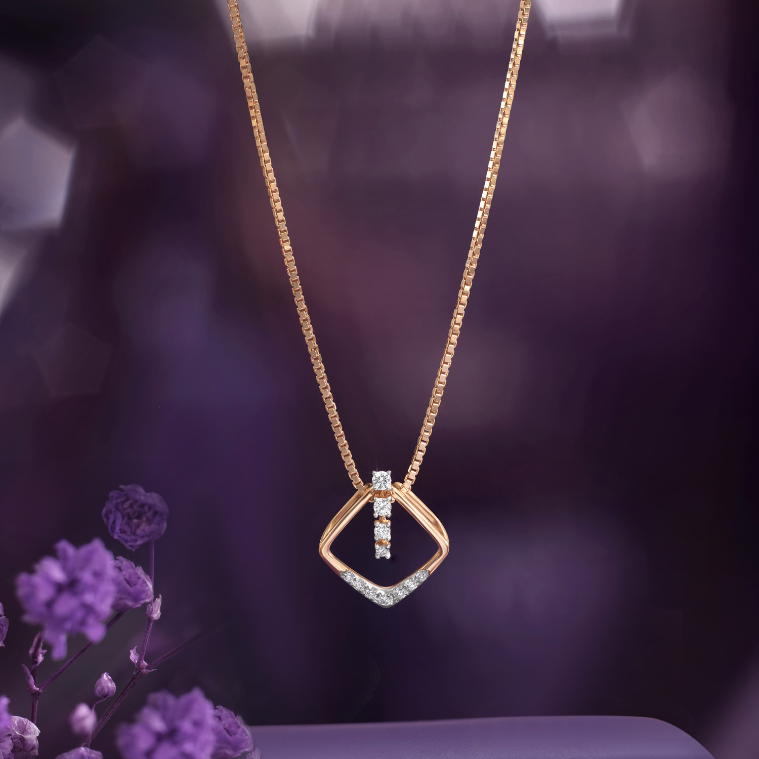 Mine Diamond Pendant PDGEN23134