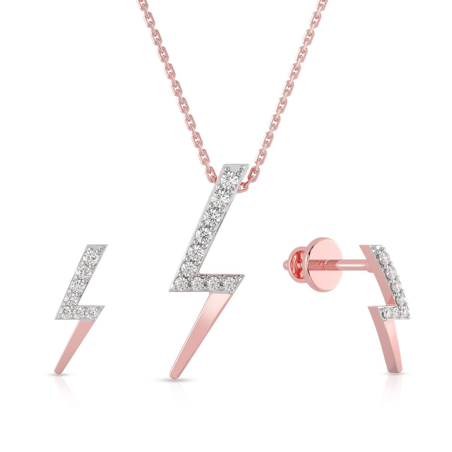 Mine Diamond Pendant Set PSPDGEN22390