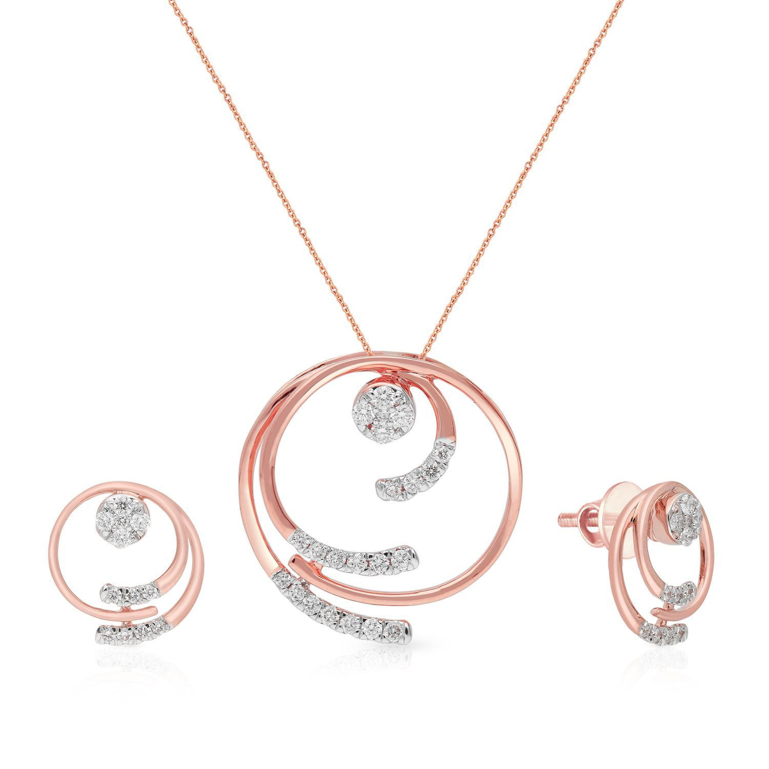 Mine Diamond Pendant Set PSPDZOL10024