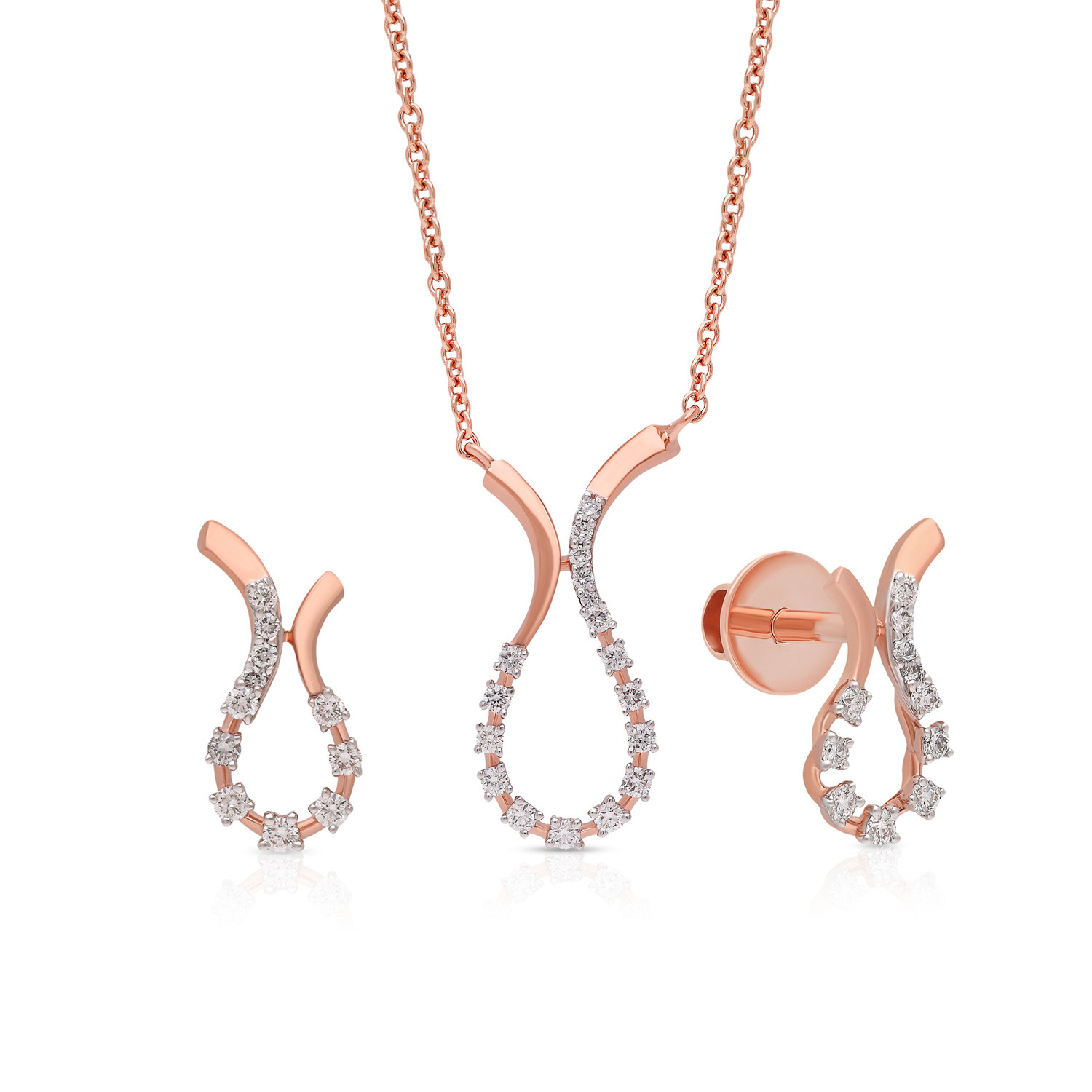 Mine Diamond Pendant Set PSPDZOL10062