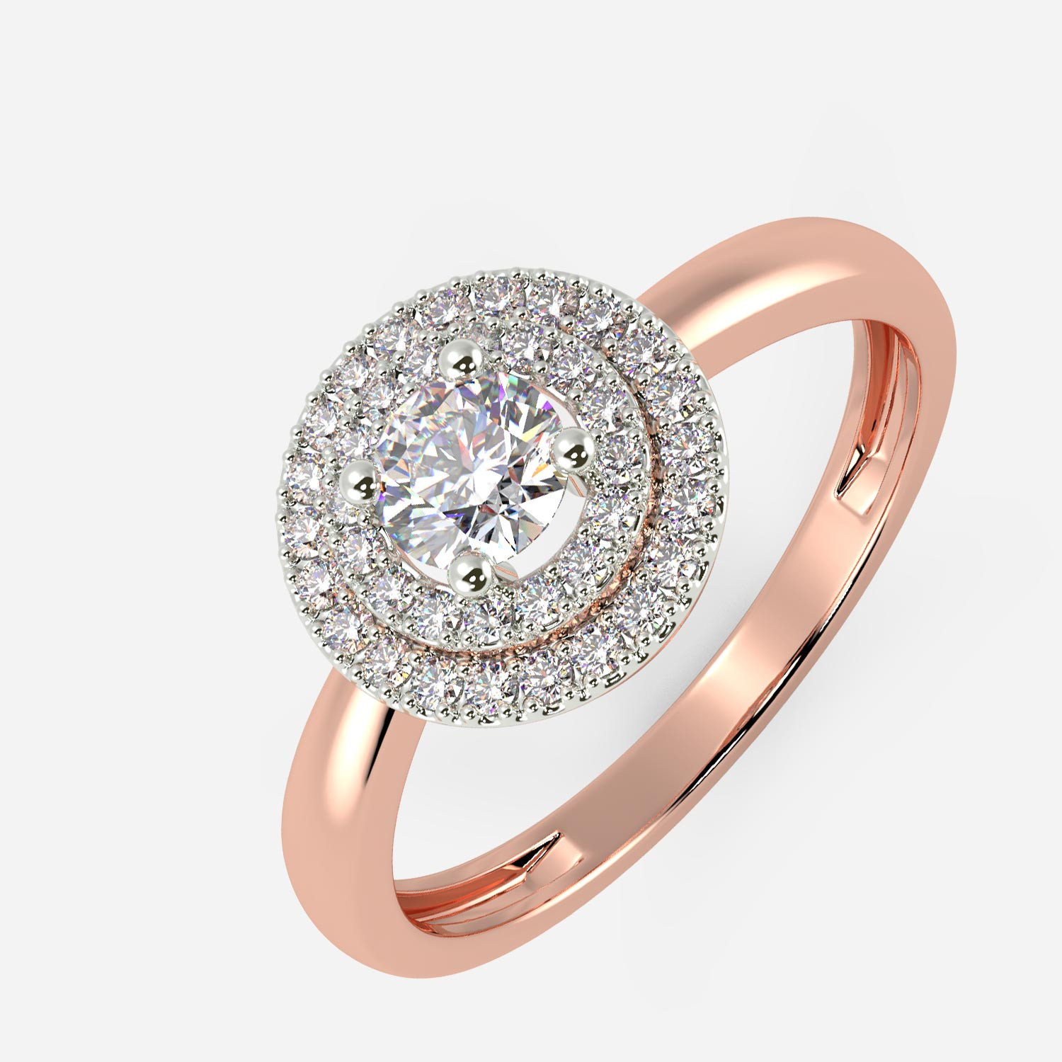 Mine Solitaire Rose Gold Ring Mount RG39143R