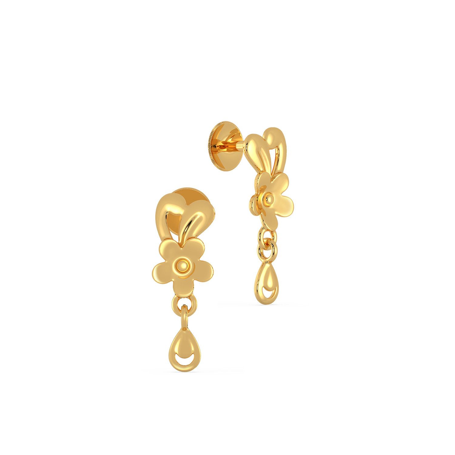 Malabar Gold Drops Earring SKEGNP339