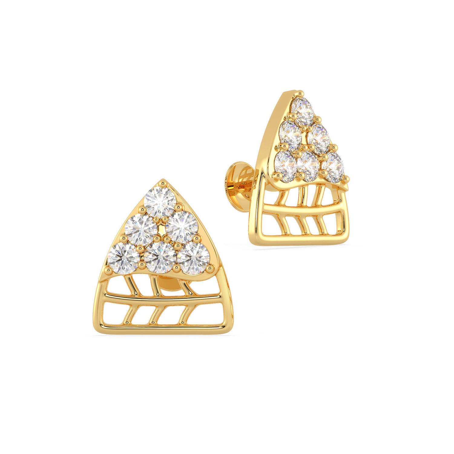 Starlet Gold Studs Earring SKG304