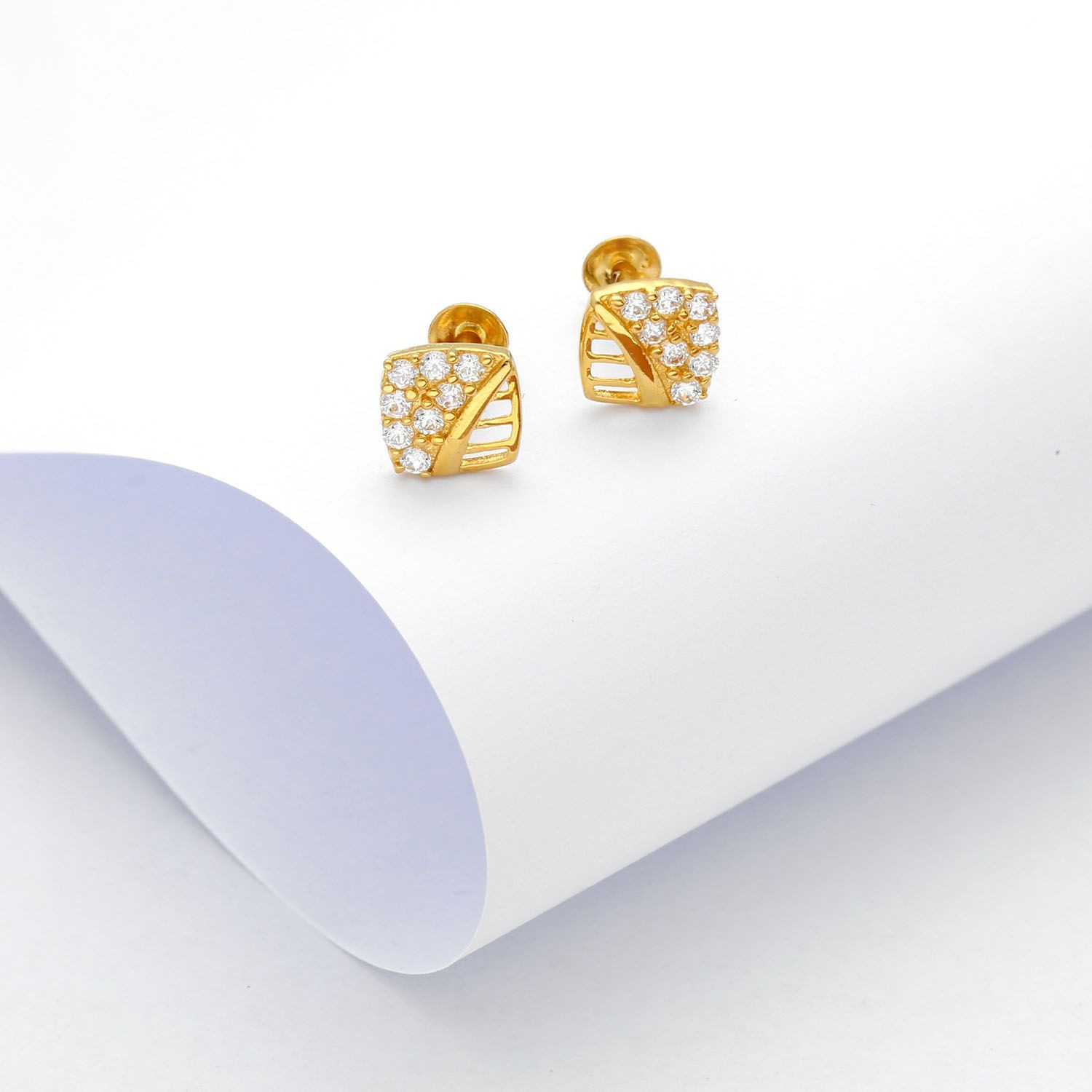 Starlet Gold Studs Earring SKG331