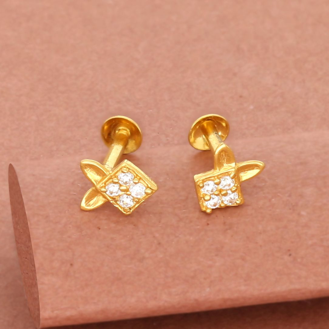 Starlet Gold Earring For Kids SKG364