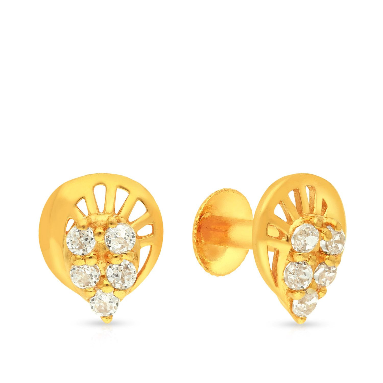 Starlet Gold Studs Earring SKG368