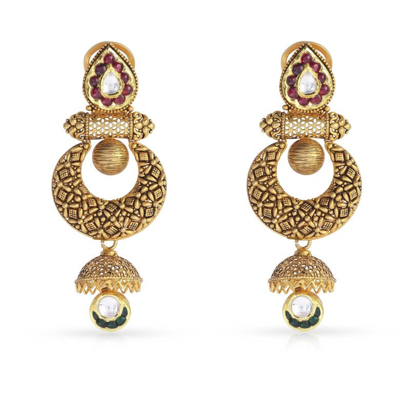 Sparkling Bride Gold Earring STETB6A002