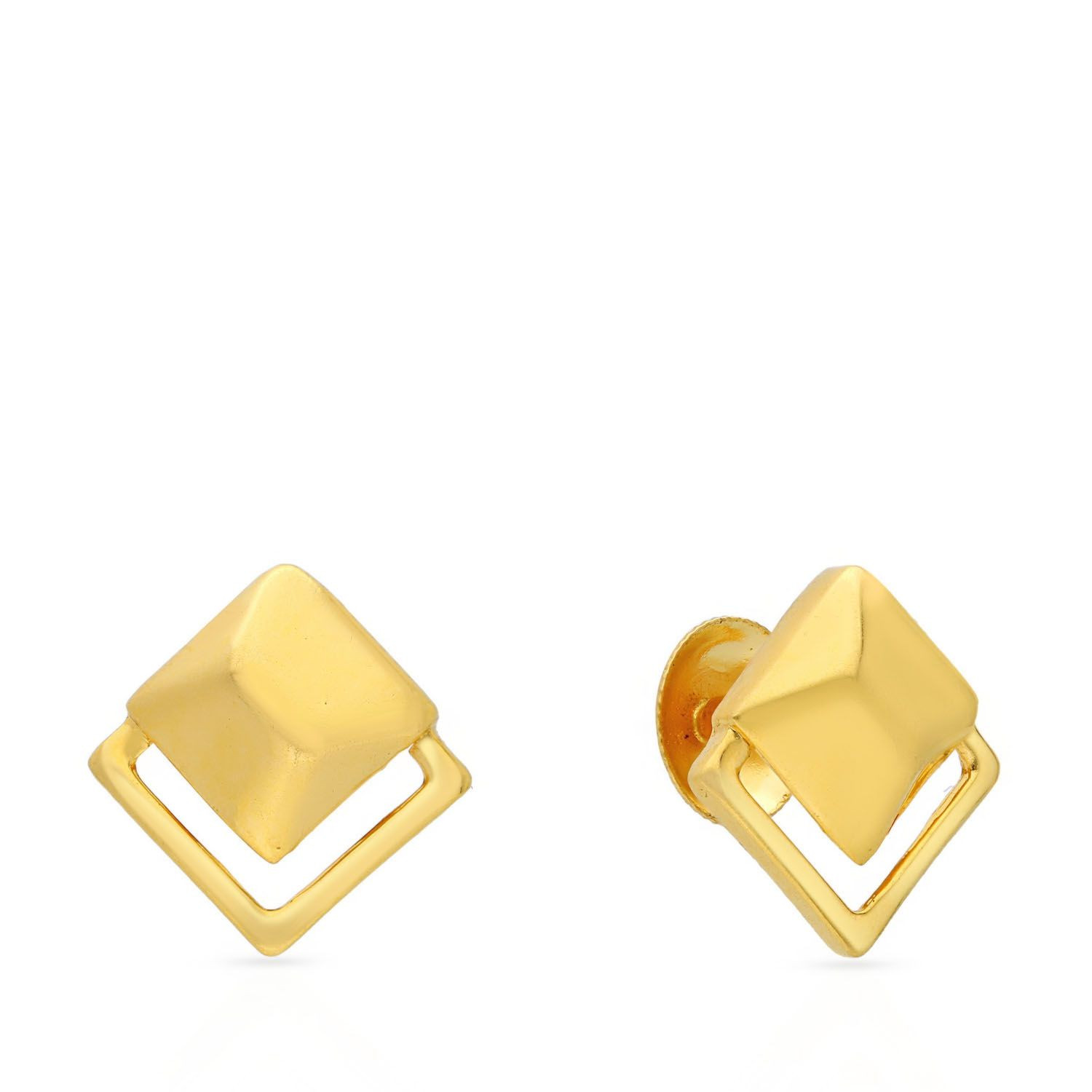 Malabar 22 KT Gold Studded Earring STGEDZRURGU552