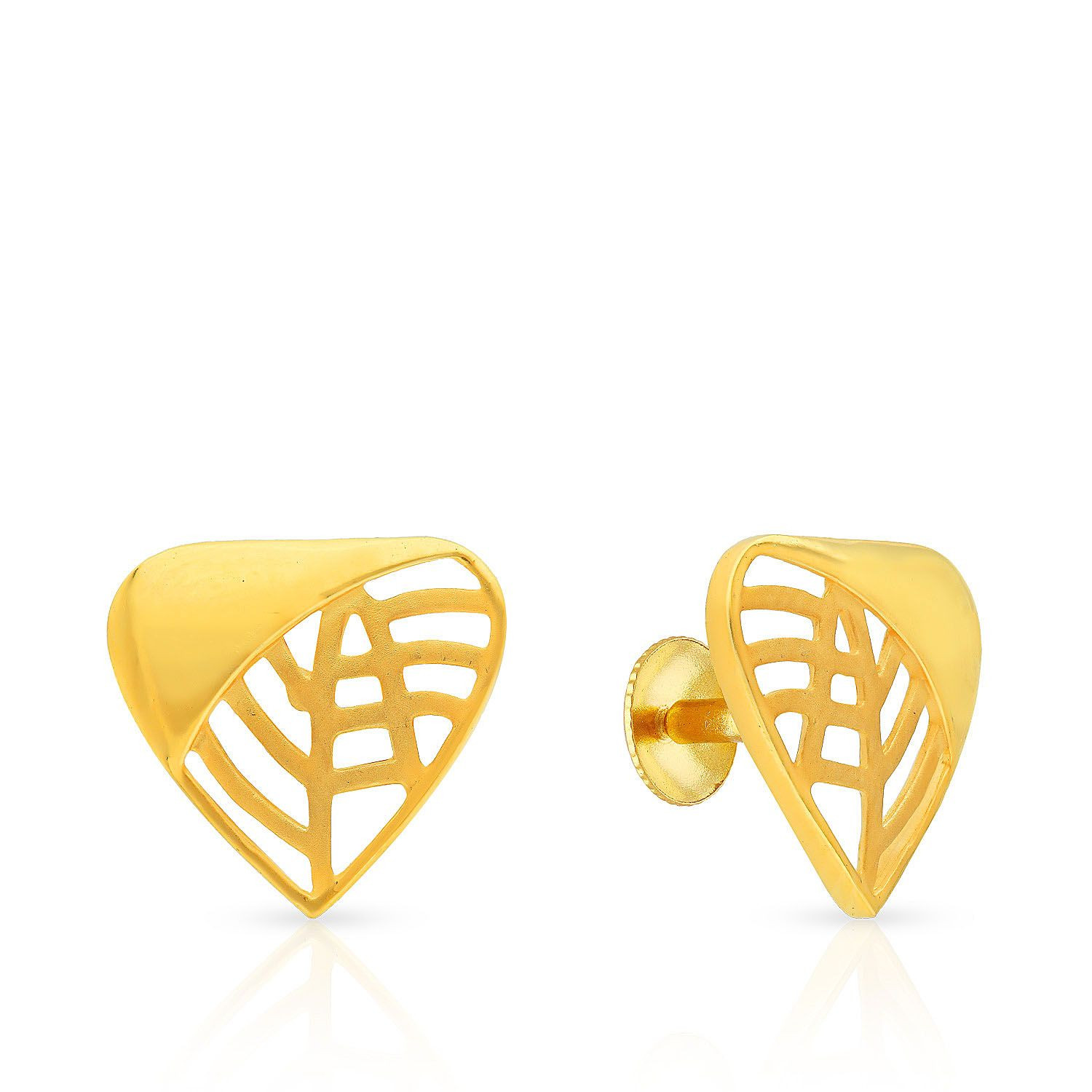 Malabar 22 KT Gold Studded Earring STGEDZRURGU565