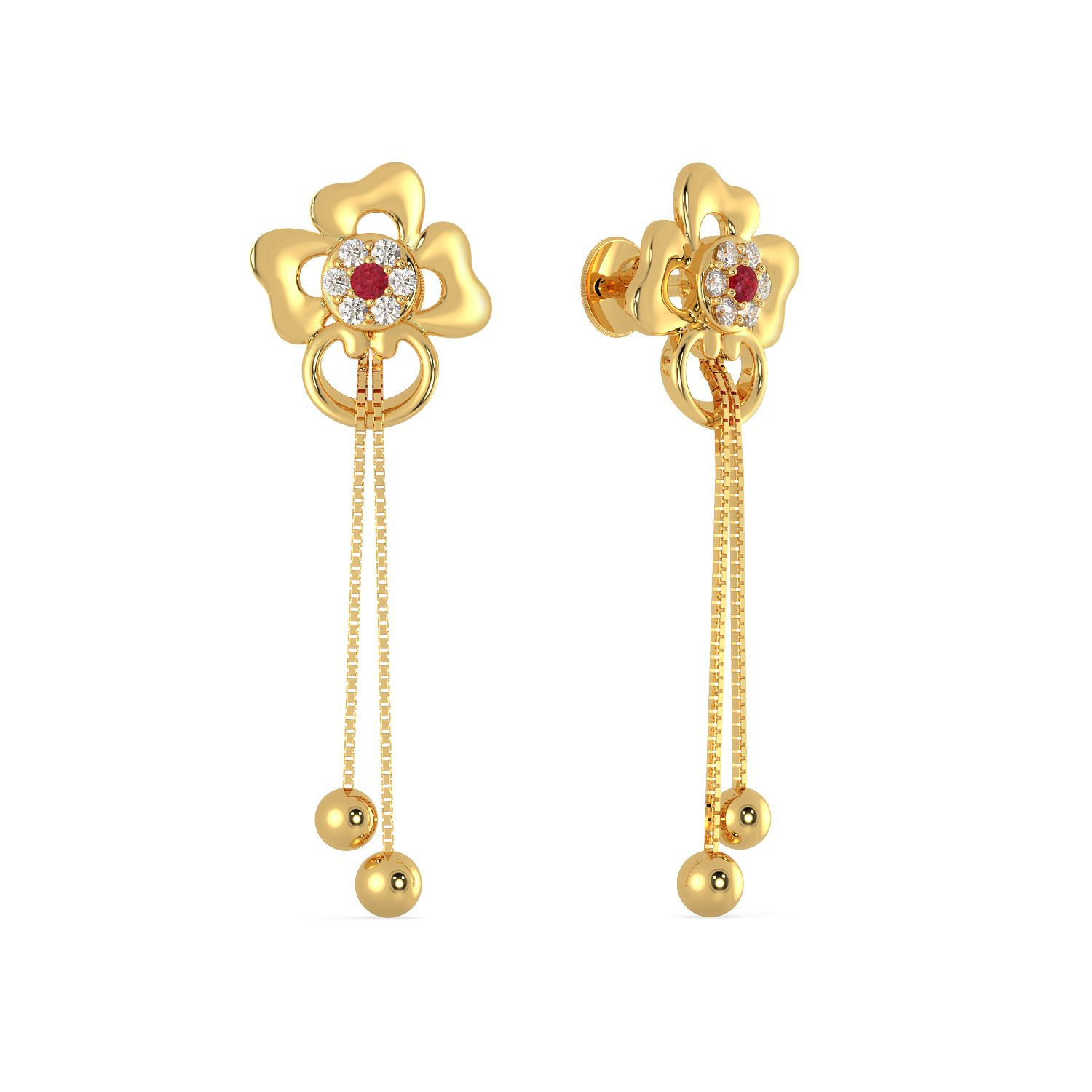 Malabar Gold Drops Earring STGEDZRURGZ328