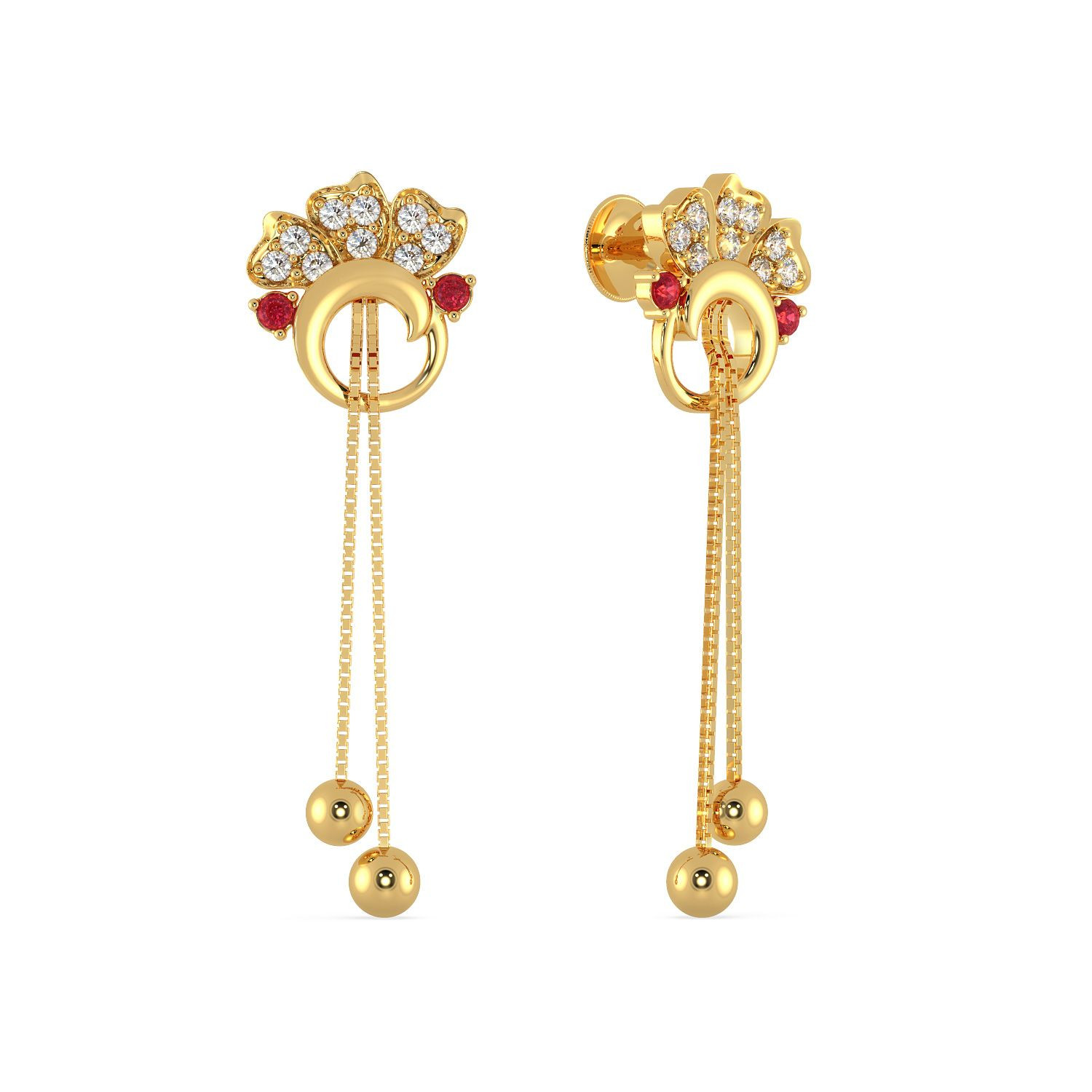 Malabar Gold Earring STGEDZRURGZ338