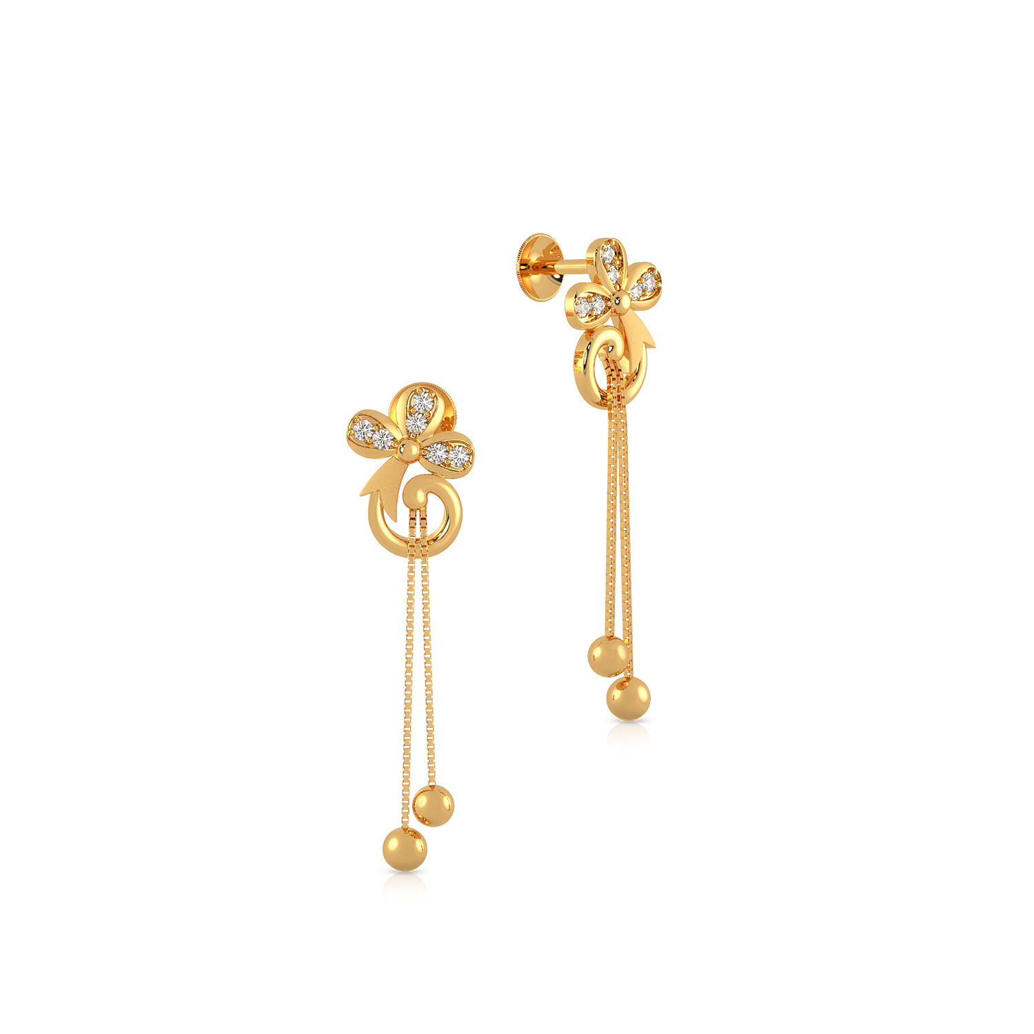 Malabar Gold Drops Earring STGEDZRURGZ352