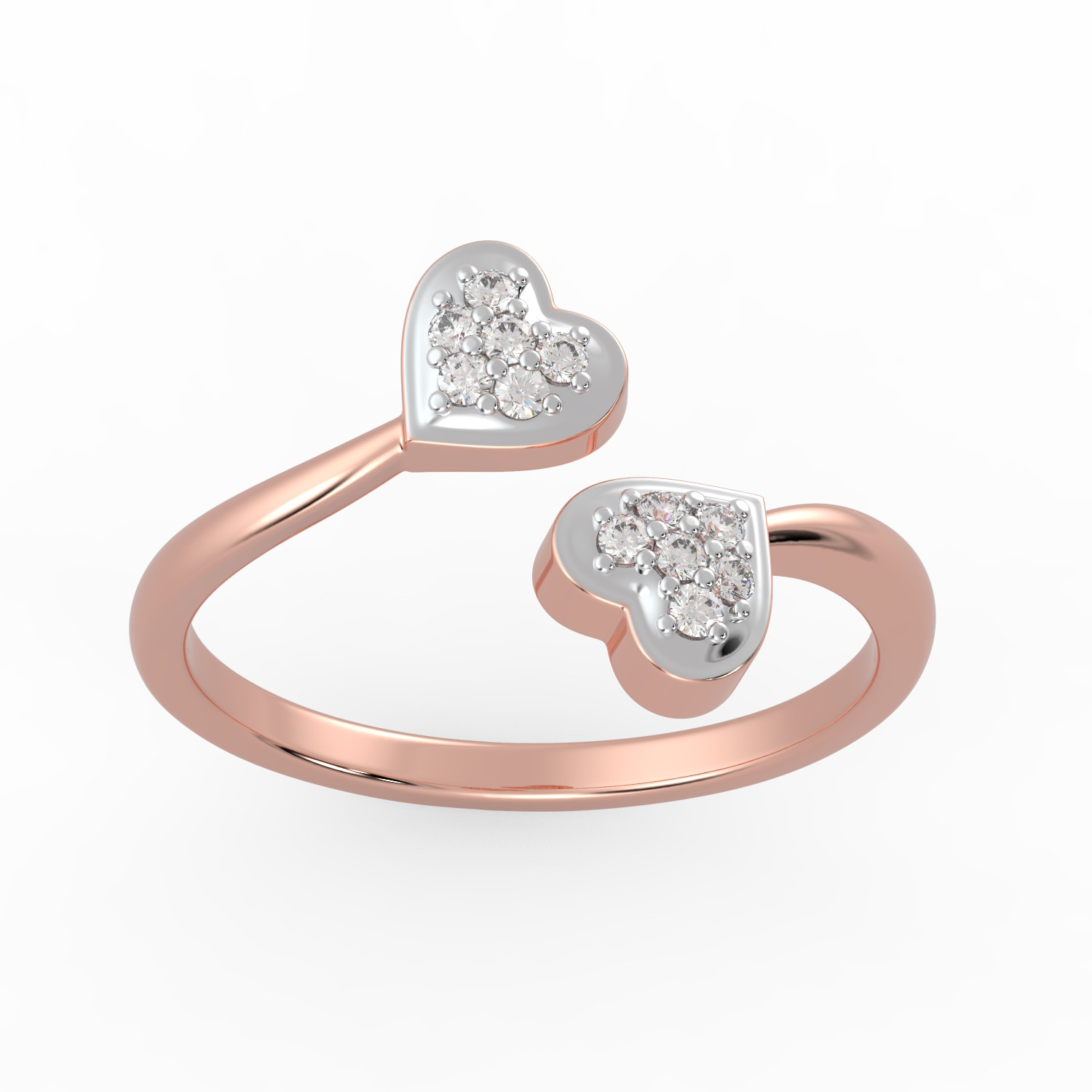 Mine Diamond Studded Casual Gold Ring UIRG40089