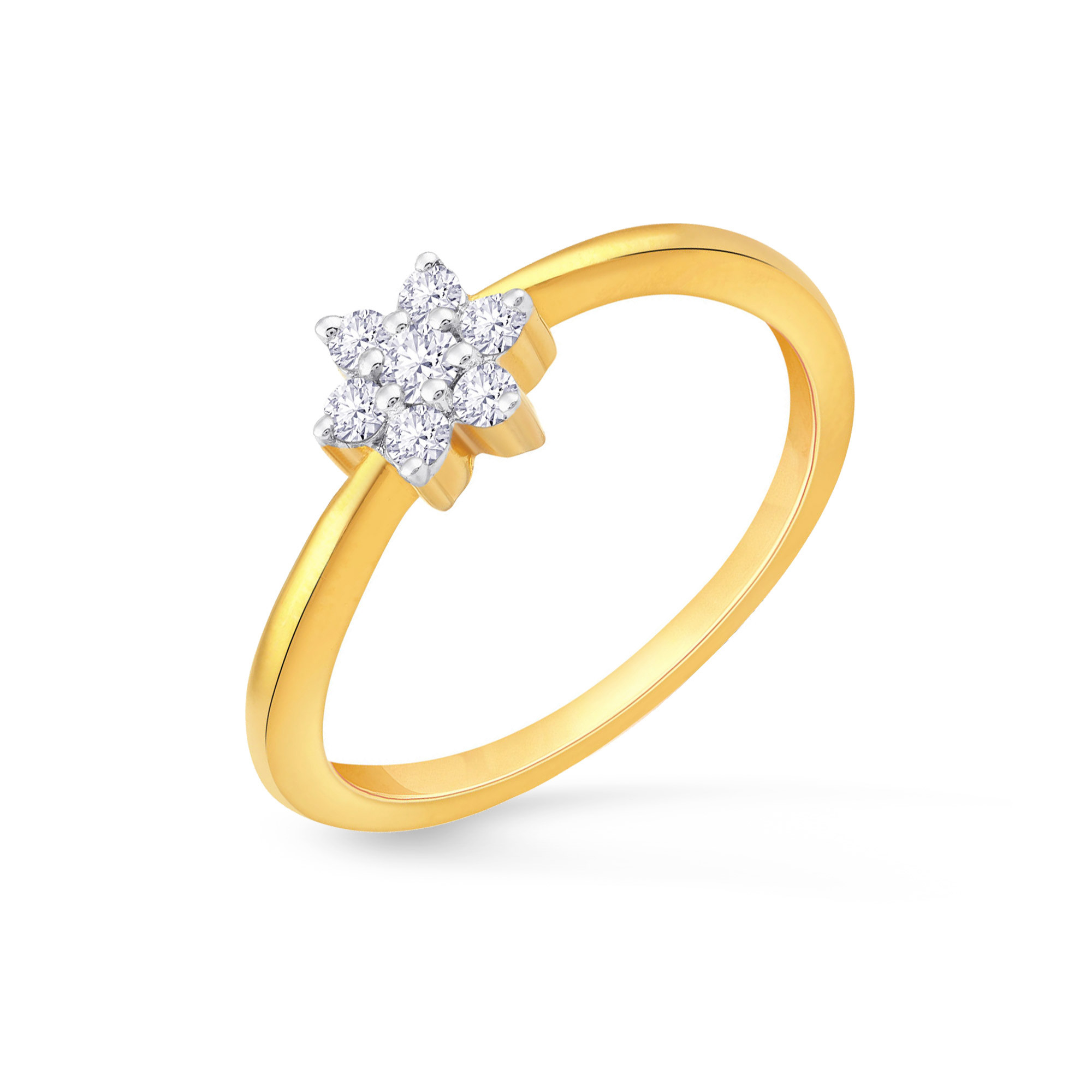 Mine Diamond Studded Casual Gold Ring VKDRRGR00424