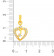Malabar 22 KT Gold Studded Casual Pendant PDSGHTYA0015