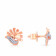 Malabar 18 KT Rose Gold Studded Earring 85DZER0492DZ