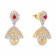 Mine Diamond Studded Jhumki Gold Earring AEADEC620733835