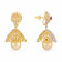 Mine Diamond Studded Jhumki Gold Earring AEADEC620733835
