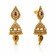Ethnix 22 KT Gold Studded Jhumki Earring AHDAAAAAAFQM