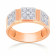 Malabar 18 KT Rose Gold Studded Casual Ring AHDAAAAAEVZJ