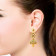 Ethnix 22 KT Gold Studded Jhumki Earring AHDAAAAAFDKP