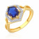 Malabar 18 KT Gold Studded Casual Ring AHDAAAAAJGPY