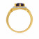 Malabar 18 KT Gold Studded Casual Ring AHDAAAAAJGPY
