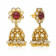 Ethnix 22 KT Gold Studded Jhumki Earring AHDAAAAAJRFC