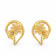Mine Diamond Studded Studs Gold Earring AJEEAR4280