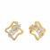 Mine Diamond Studded Studs Gold Earring AJEEAR7259