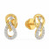Mine Diamond Studded Studs Gold Earring AJEEAR7279