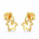 Mine Diamond Studded Studs Gold Earring AJEENSE0518