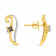 Mine Diamond Studded Studs Gold Earring AJE-PER1697