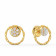 Mine Diamond Studded Studs Gold Earring AJEPER4129