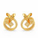 Mine Diamond Studded Drops Gold Earring AJEPER4220